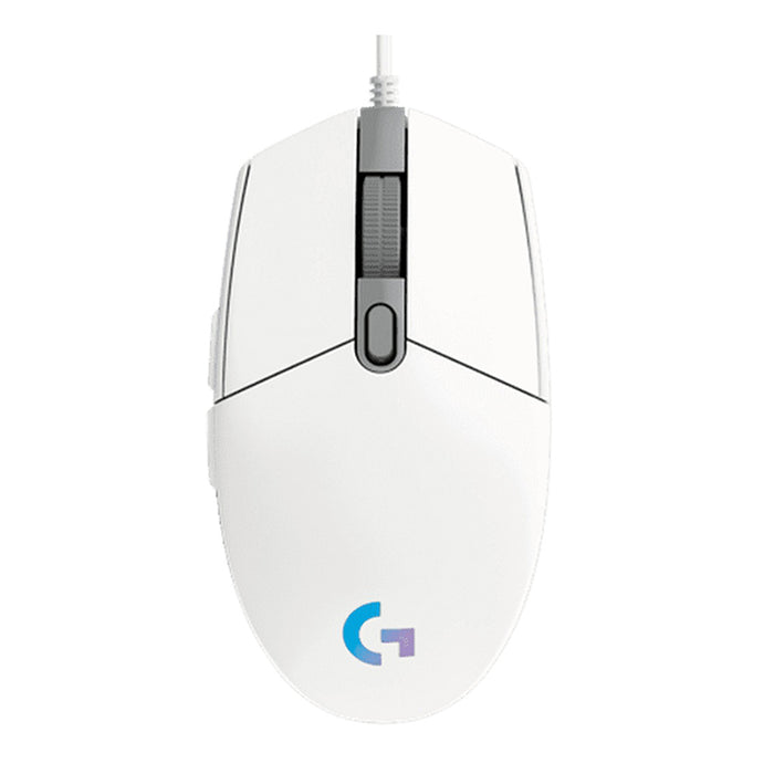 Logitech G102 Lightsync Wired Gaming Mouse - White
