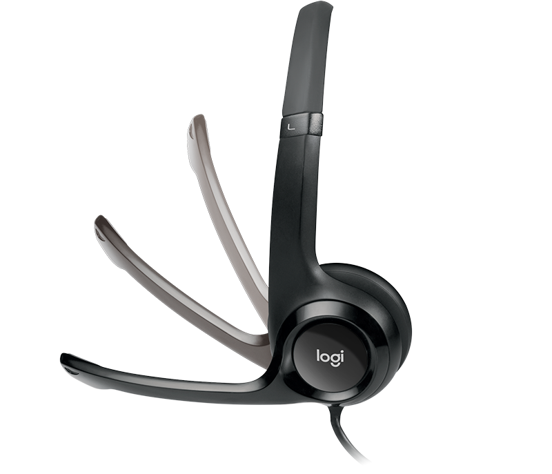 Logitech H390 USB Computer Headset - Black