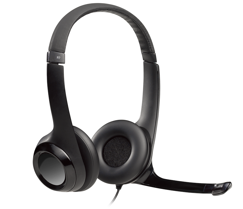 Logitech H390 USB Computer Headset - Black