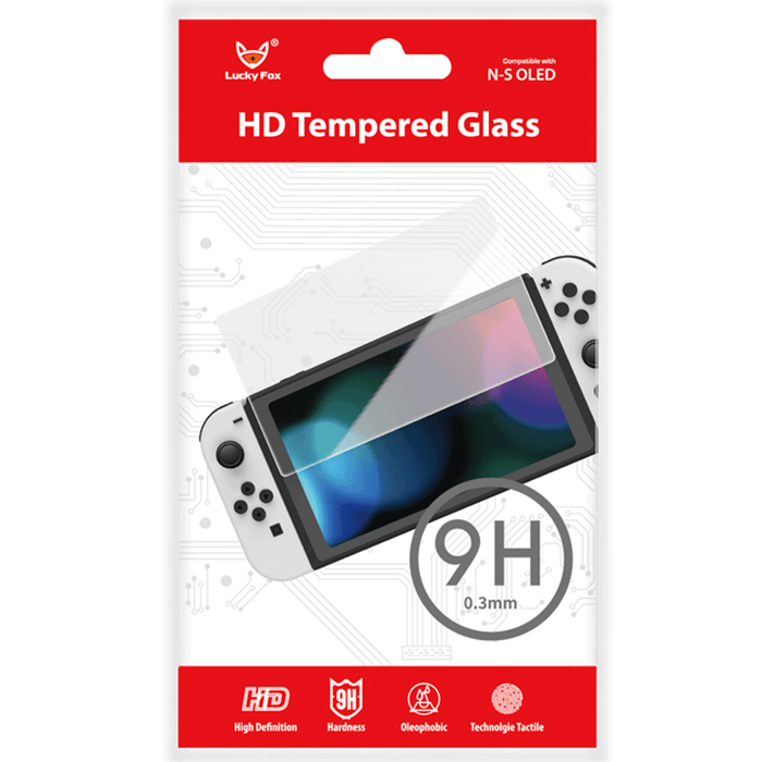 Lucky Fox HD Tempered Glass 9H for Nintendo Switch and OLED Model [LF-N006]